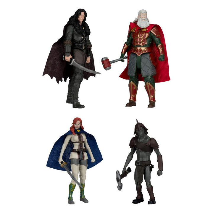 The Lord of the Rings The War of the Rohirrim Assorted 4" Scale Build-A Action Figures (4-Pack)