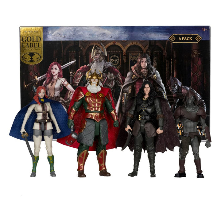The Lord of the Rings The War of the Rohirrim 4" Scale Action Figures (4-Pack)