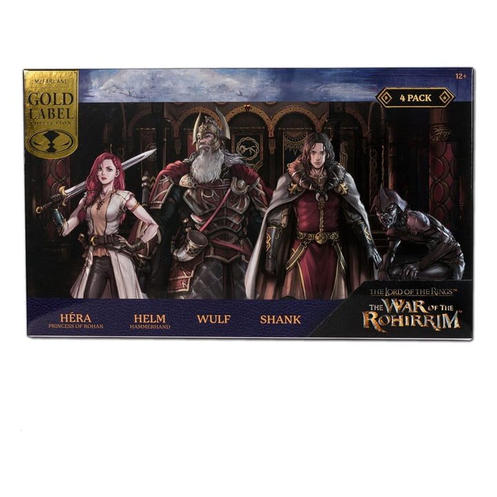 The Lord of the Rings The War of the Rohirrim 4" Scale Action Figures (4-Pack)