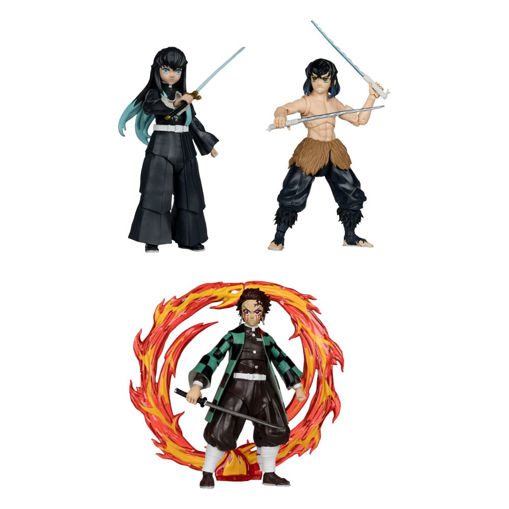Demon Slayer Kimetsu no Yaiba 7" Scale Action Figures Wave 6 Assortment (6‑Pack)