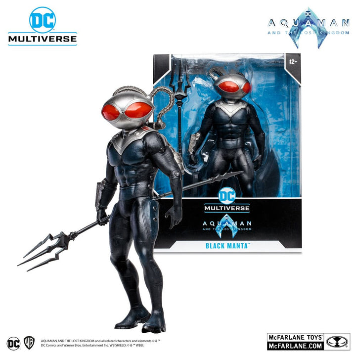 DC Multiverse Aquaman and the Lost Kingdom Black Manta 12" Scale Megafig Action Figure