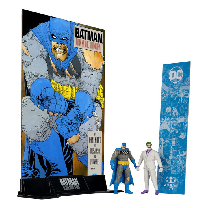 DC Direct Batman The Dark Knight Returns Batman and The Joker 3" Scale Page Punchers Action Figure (2-Pack)
