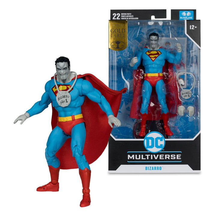 McFarlane DC Multiverse Bizzaro DC Classics Gold Label Action Figure Seven Inch