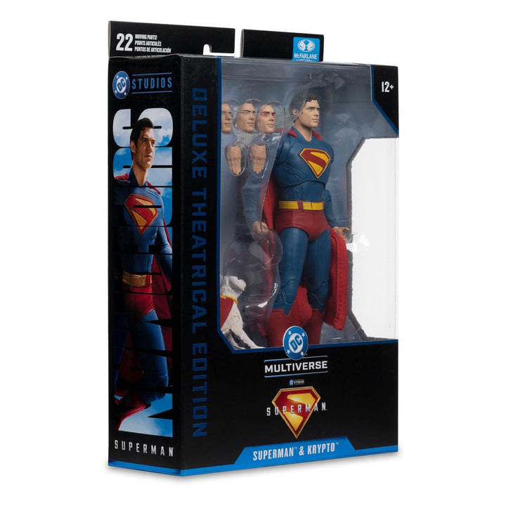 McFarlane Superman 2025 DC Multiverse Superman & Krypto Deluxe Edition Action Figure