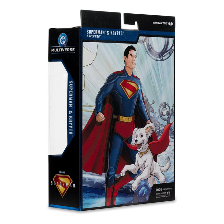 McFarlane Superman 2025 DC Multiverse Superman & Krypto Deluxe Edition Action Figure