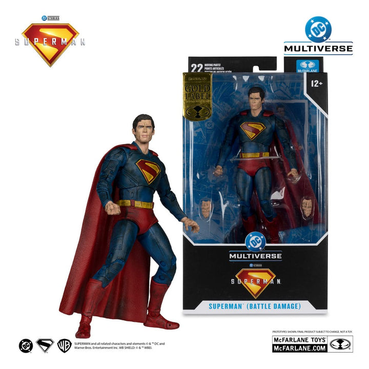 McFarlane DC Superman (2025) Superman (Battle Damaged) Gold Label 7" Action Figure