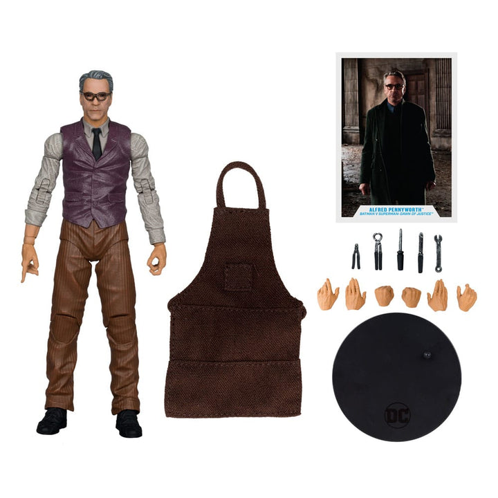 Batman v Superman Dawn of Justice Alfred Pennyworth DC Multiverse Action Figure 18 cm