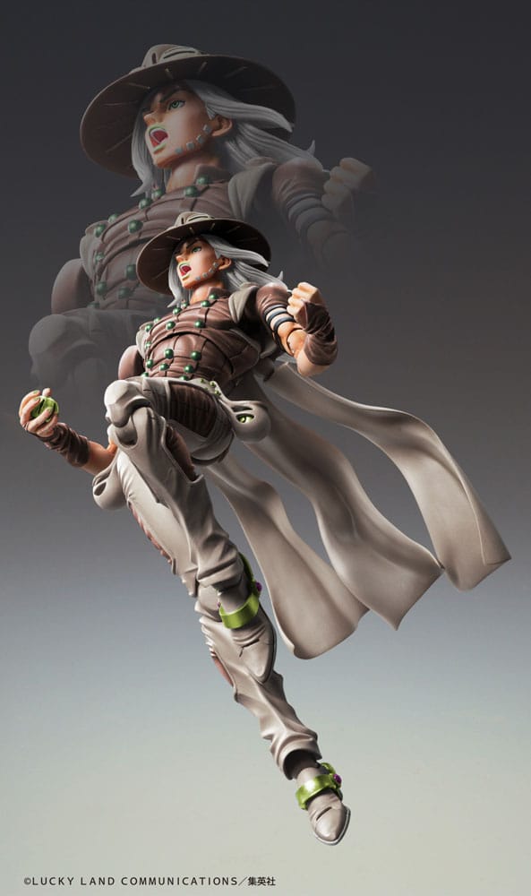 JoJos Bizarre Adventure Johnny Joestar Part 7 Steel Ball Run Chozokado Super Action Figure Second
