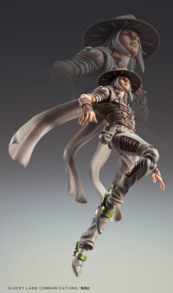 JoJos Bizarre Adventure Johnny Joestar Part 7 Steel Ball Run Chozokado Super Action Figure Second