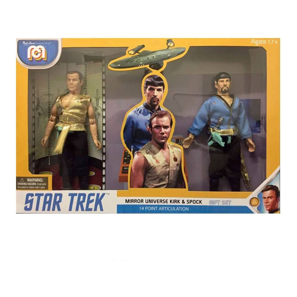 Star Trek Mirror Universe Spock and Kirk 2 Pack 20 cm POP! Vinyl Figure