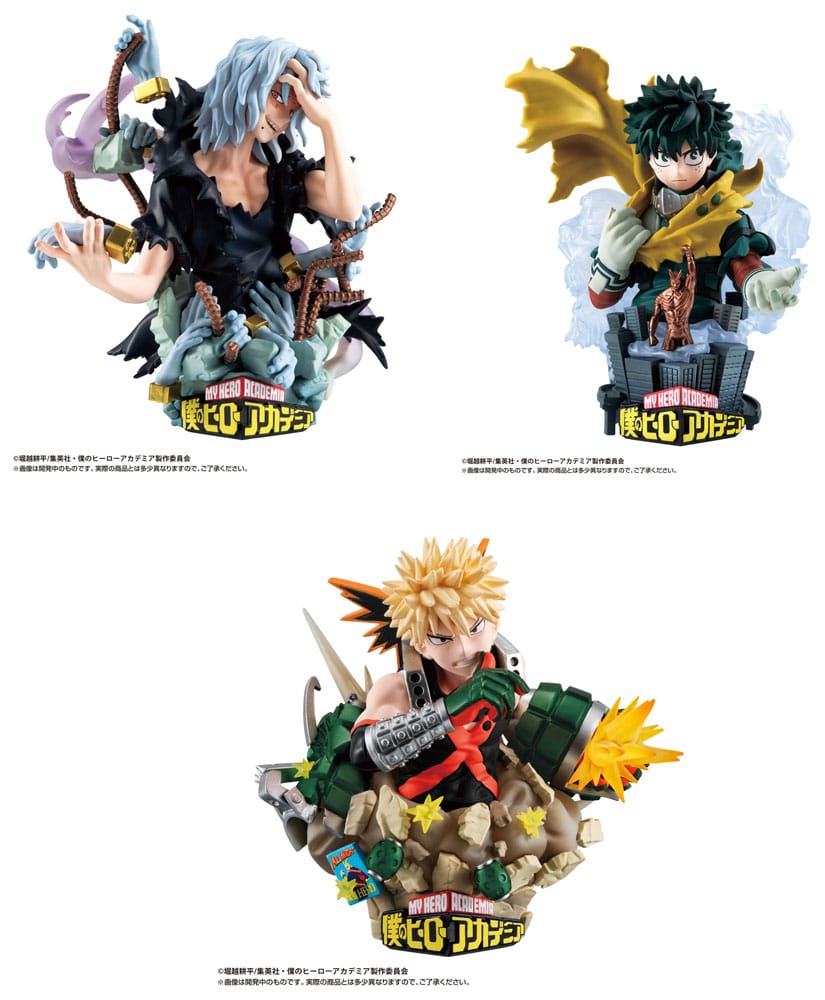 My Hero Academia Type Decision Petitrama EX Series Trading Figure 3 Set 9 cm