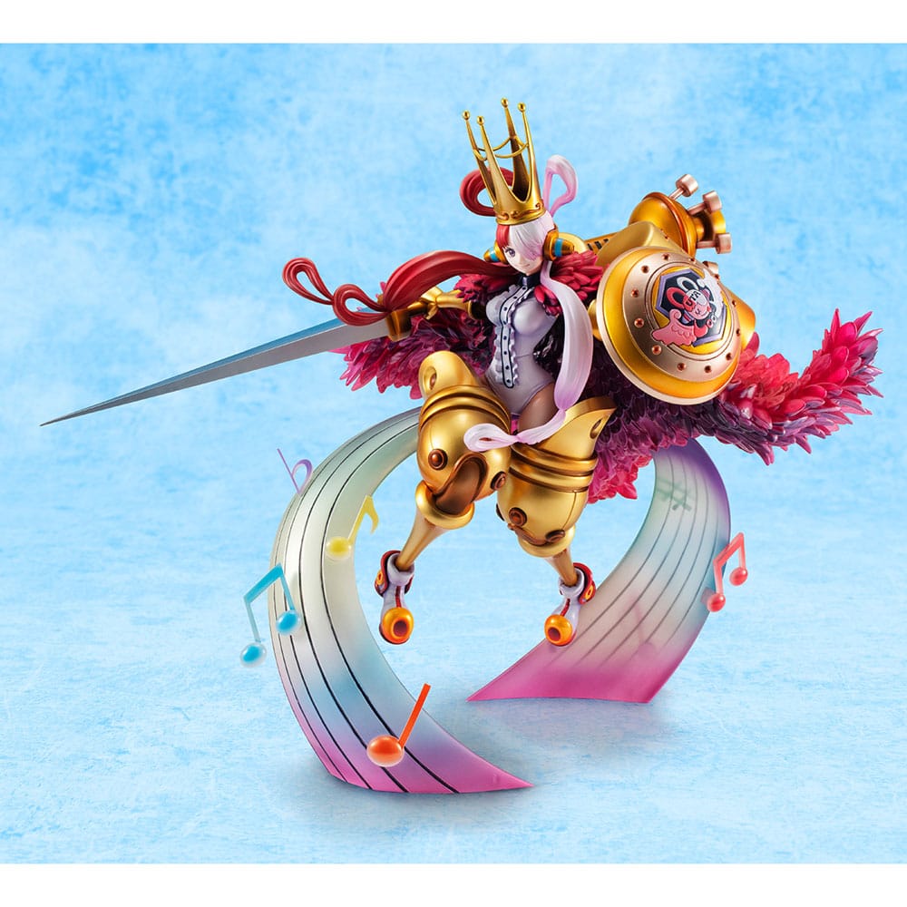 Red Uta Im Invincible One Piece Maximum Portrait Of Pirates PVC Statue 29 cm