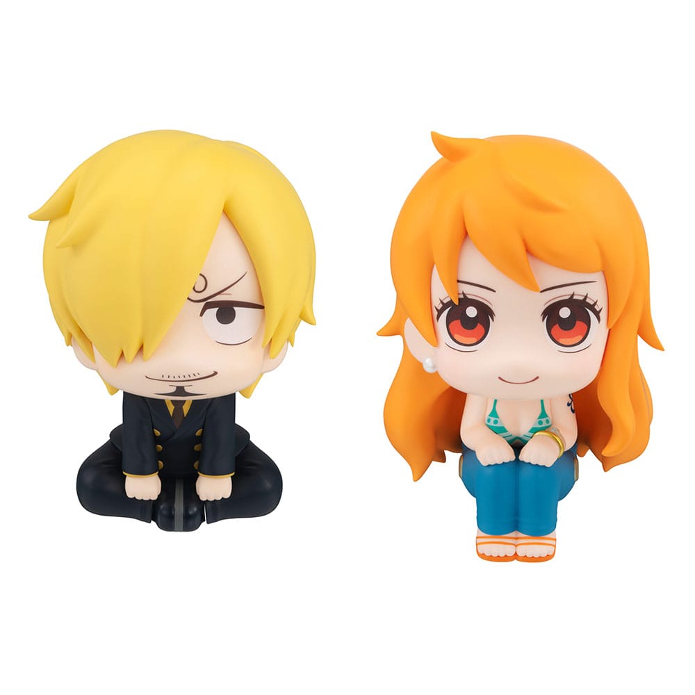 Look Up Nami and Sanji One Piece PVC Statues 11 cm with Gift