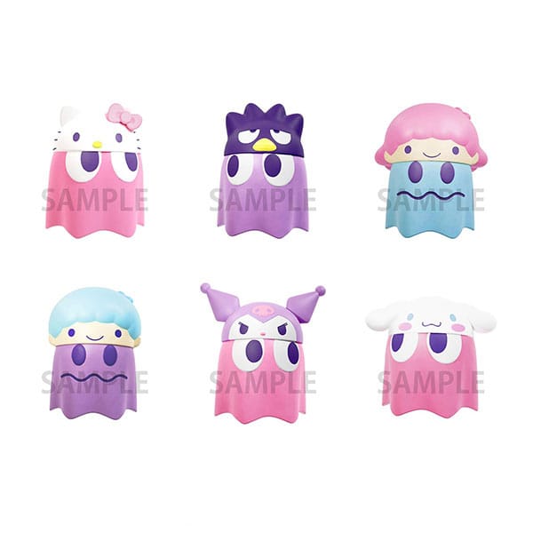 Chibicollect Series Vol 2 Pac Man x Sanrio Characters Trading Figure 3 cm Set of 6