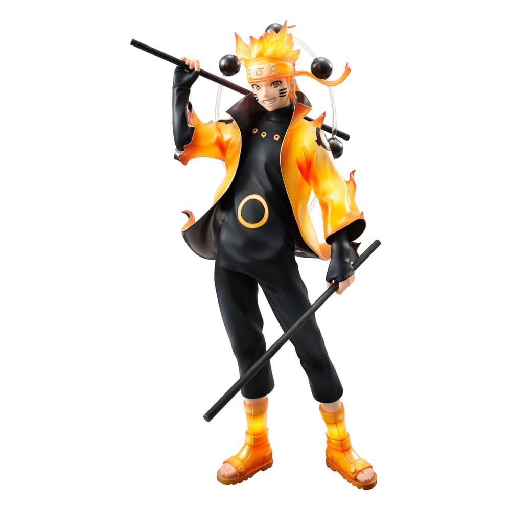 GEM Naruto Uzumaki Six Paths Sage Mode 15th Anniversary Ver Naruto Shippuden PVC Statue 22 cm