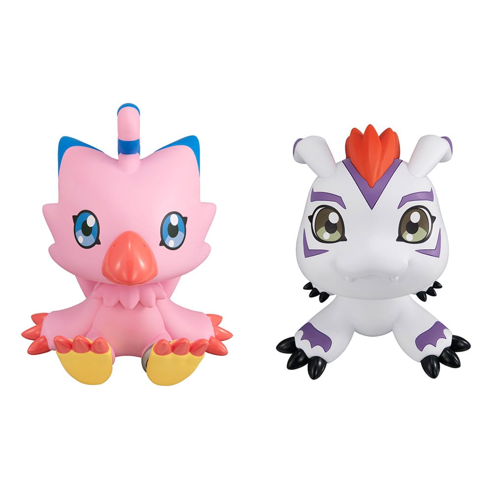 Look Up Piyomon and Gomamon Digimon Adventure PVC Statues 11 cm with Gift