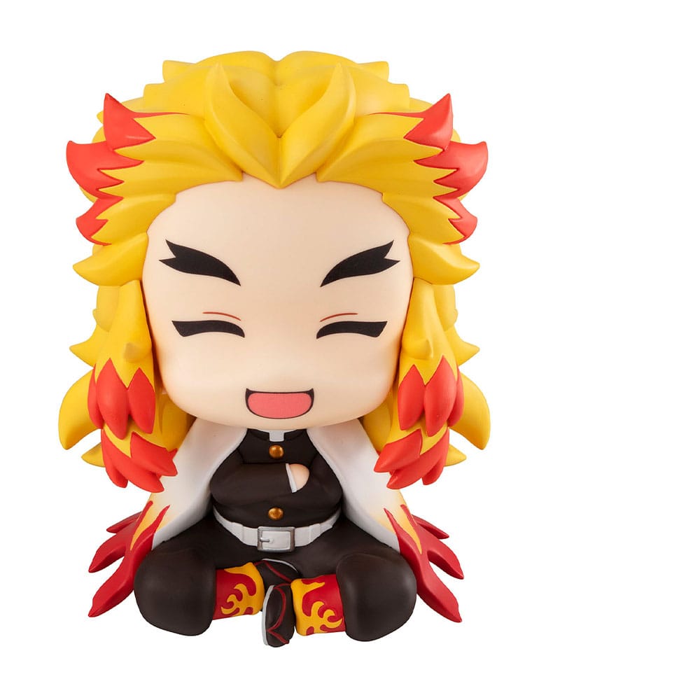 Look Up Rengoku Kyoujurou Smile Ver Demon Slayer Kimetsu no Yaiba PVC Statue 11 cm with Gift