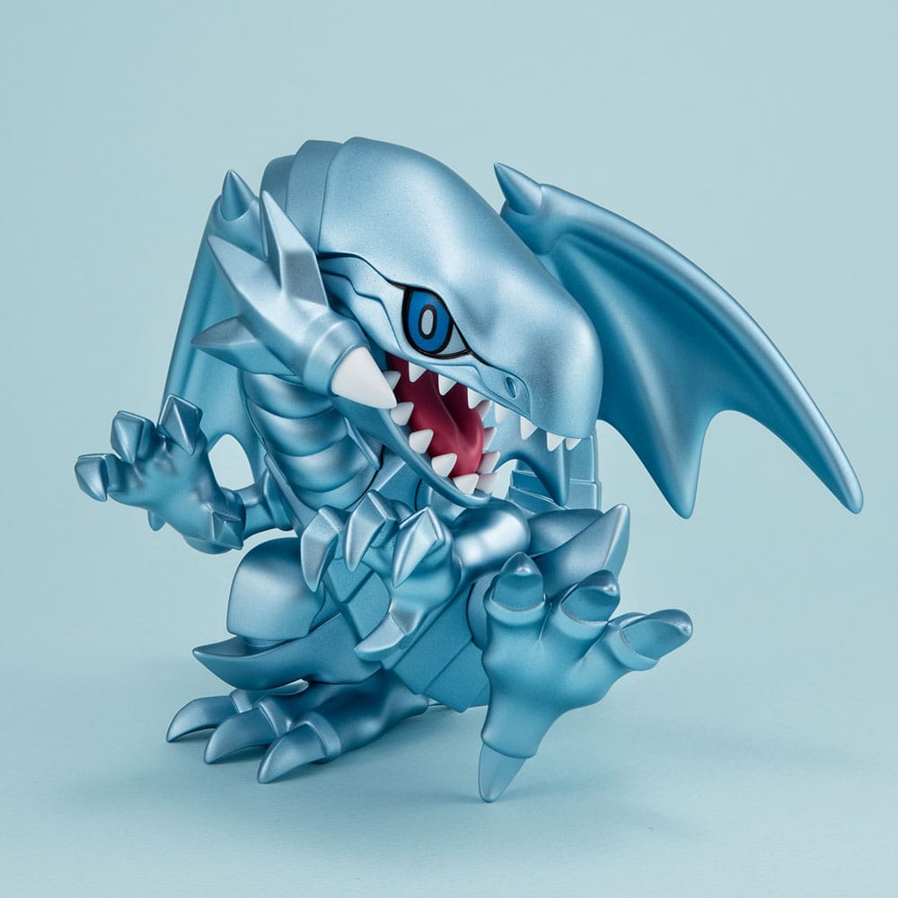 Yu Gi Oh Blue Eyes White Dragon Yu Gi Oh Duel Monsters Megatoon PVC Statue 12 cm