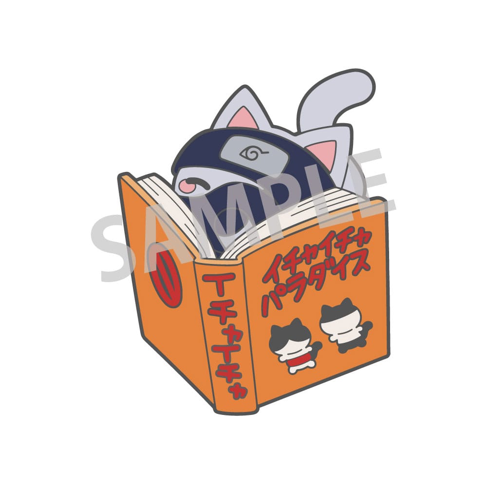 Mega Cat Project Nyaruto Kakashi Hatake Naruto Enamel Pins 5 cm Case of 48