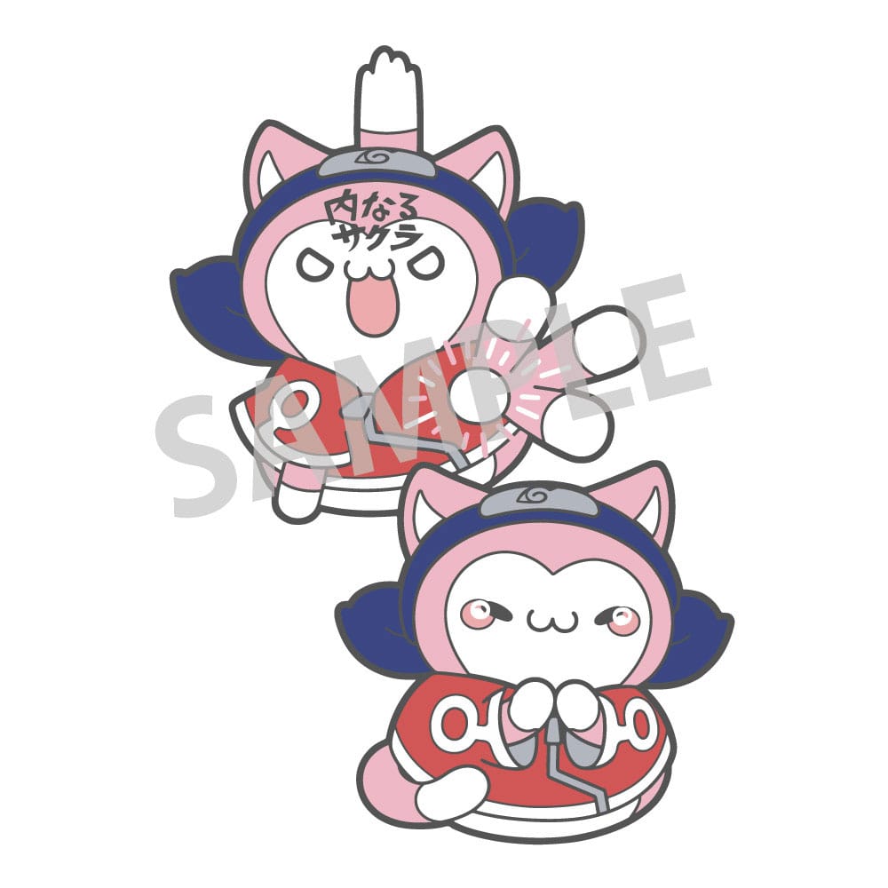 Mega Cat Project Nyaruto Sakura Haruno Naruto Enamel Pins 5 cm Case of 48