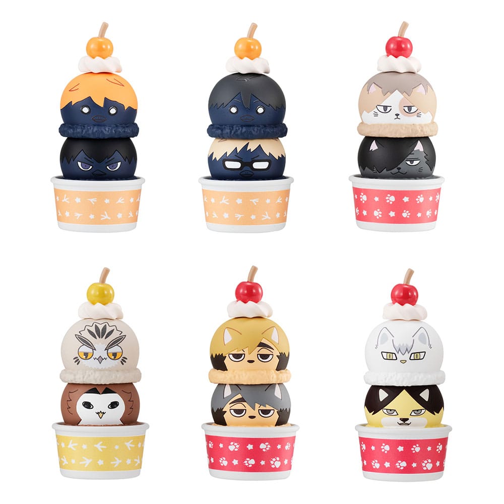 Tsumichen Stack Up and Change Haikyu Trading Figure Assortment 8 cm Set of 6