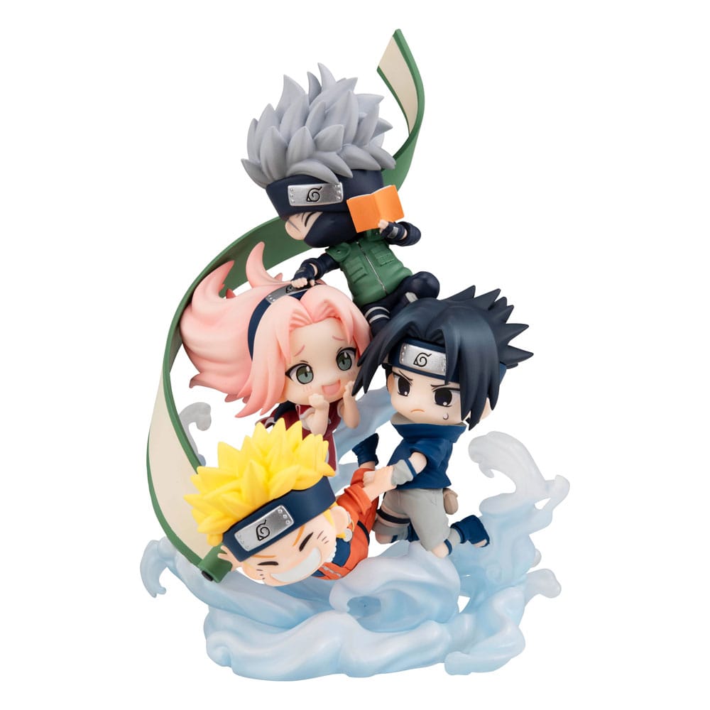 FigUnity Team 7 Naruto Shippuden PVC Mini Statue Gather Here 13 cm