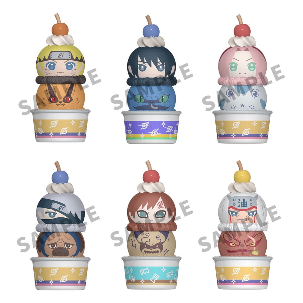 Tsumichen Stack Up and Change Naruto Shippuden Trading Figure 6 Pack 8 cm with Gift