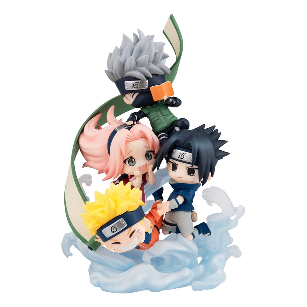FigUnity Team 7 Naruto Shippuden PVC Mini Statue Gather Here 13 cm with Gift