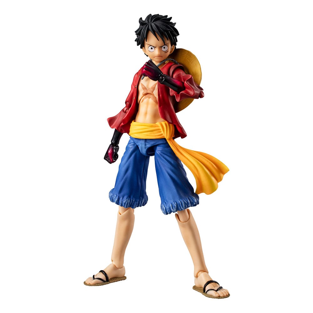 One Piece Monkey D Luffy One Piece Variable Action Heroes Action Figure Armament Haki 16 cm