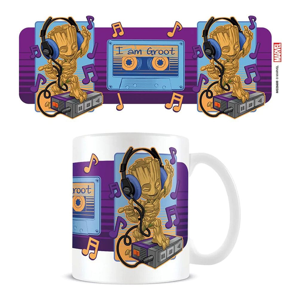 Marvel Groot Guardians of the Galaxy Cassette Mug