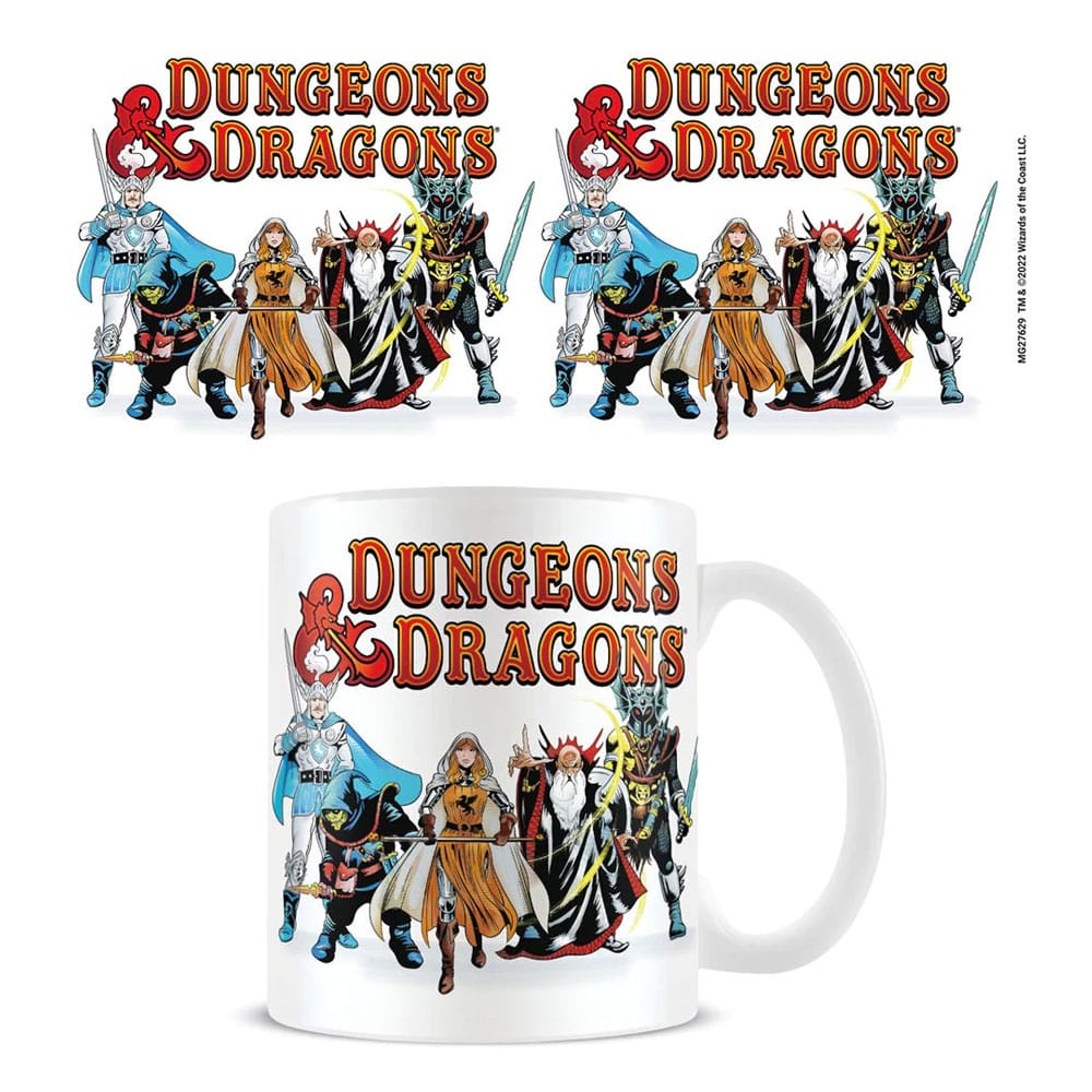 Dungeons and Dragons Retro Group Mug