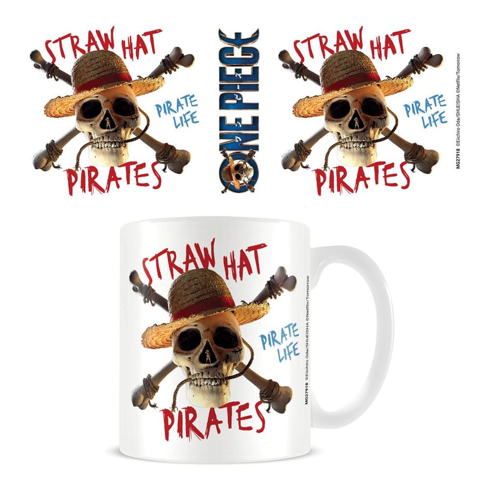 One Piece Live Action Straw Hat Pirate Emblem Mug