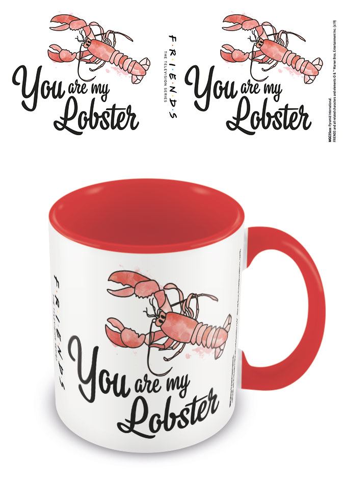 Friends You Are My Lobster Colored Inner Mug