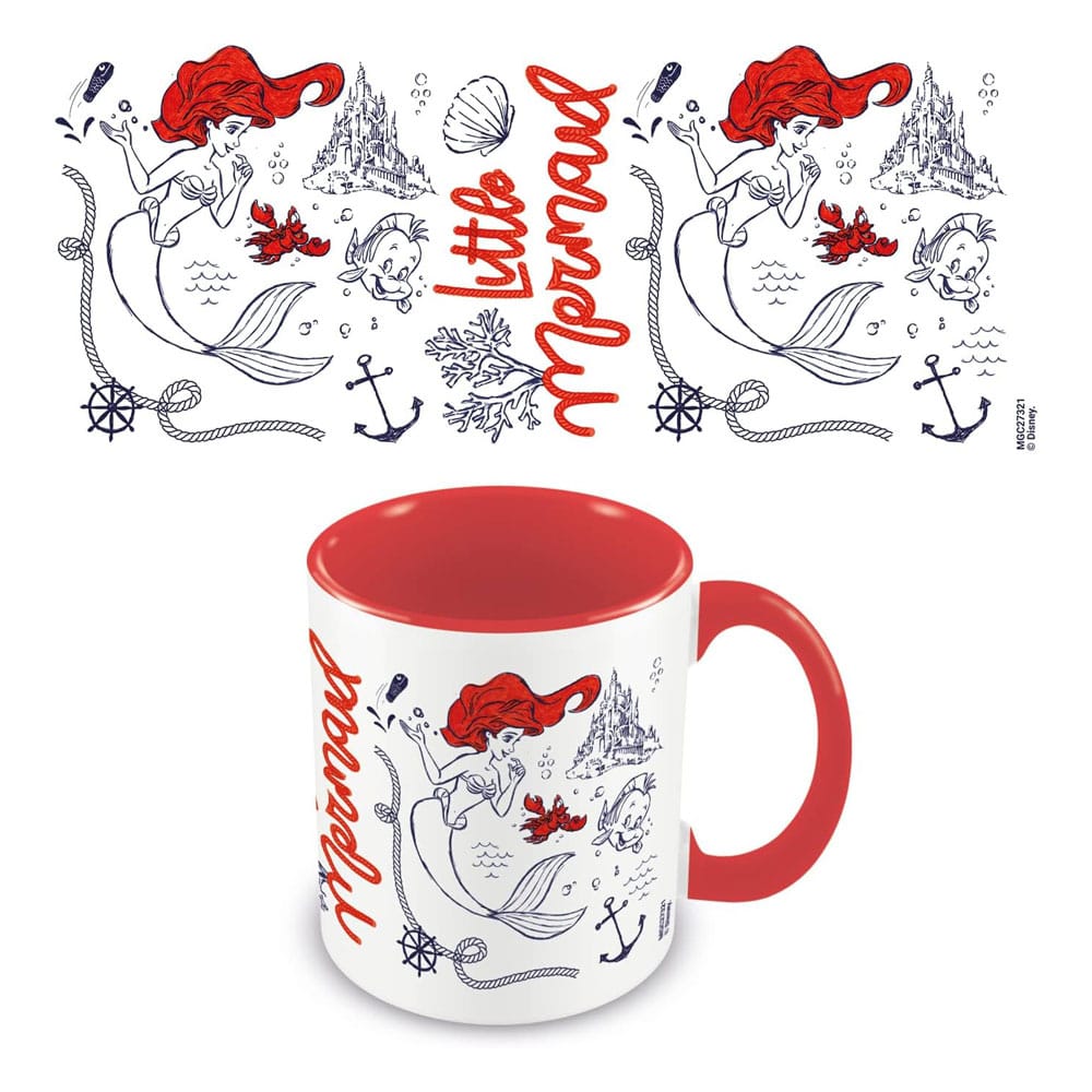 Disney Little Mermaid Red Mug
