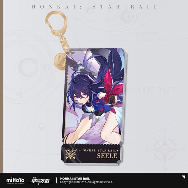 Honkai Star Rail Seele Character Acrylic Keychain 9 cm