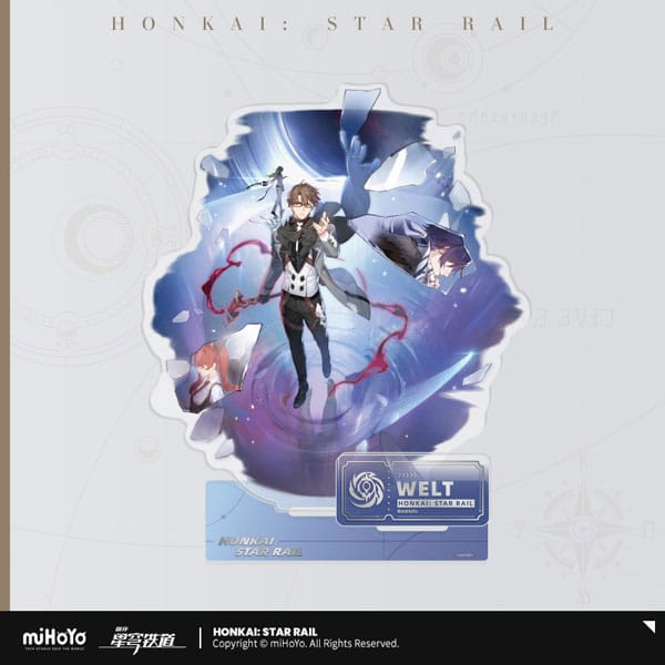 Honkai Star Rail Welt Acrylic Figure 16 cm