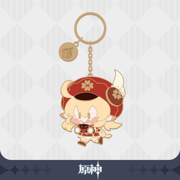 Genshin Impact Klee Character Metal Keychain