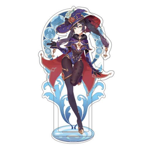Genshin Impact Mona Mondstadt Theme Series Character Acrylic Figure 14 cm