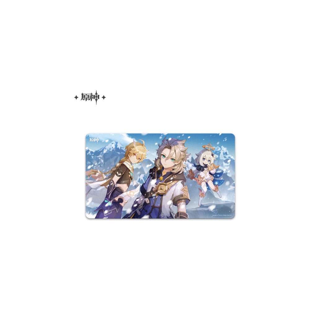 Genshin Impact White Dust and Snow Shadow Mousepad 70x40 cm
