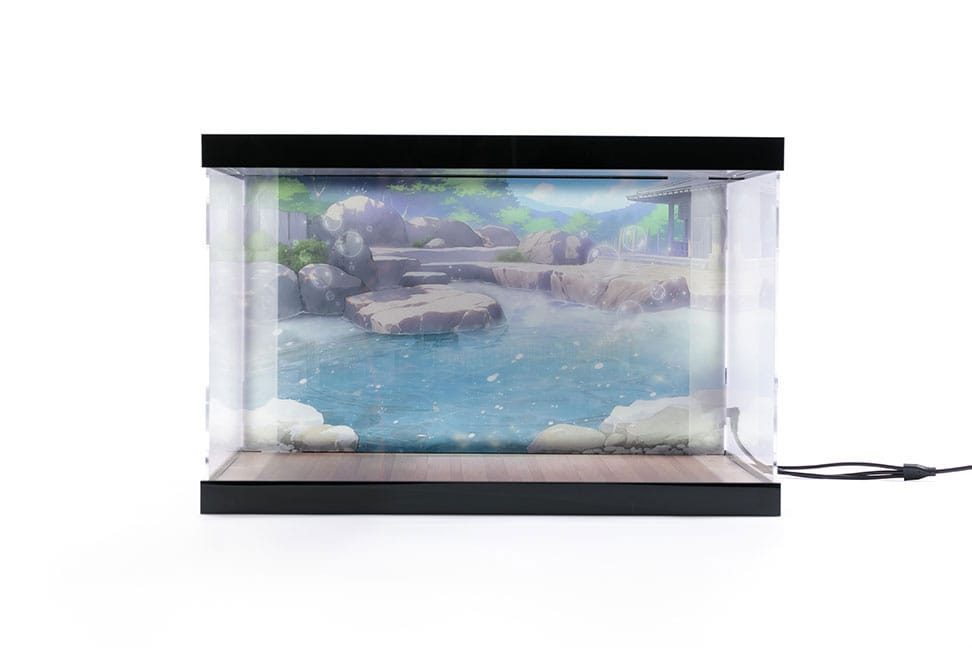 Azur Lane Kashino Hot Springs Relaxation Acrylic Display Case with Lighting