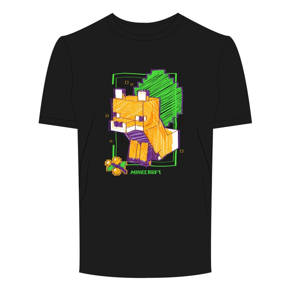 Minecraft Fox T Shirt Size XL