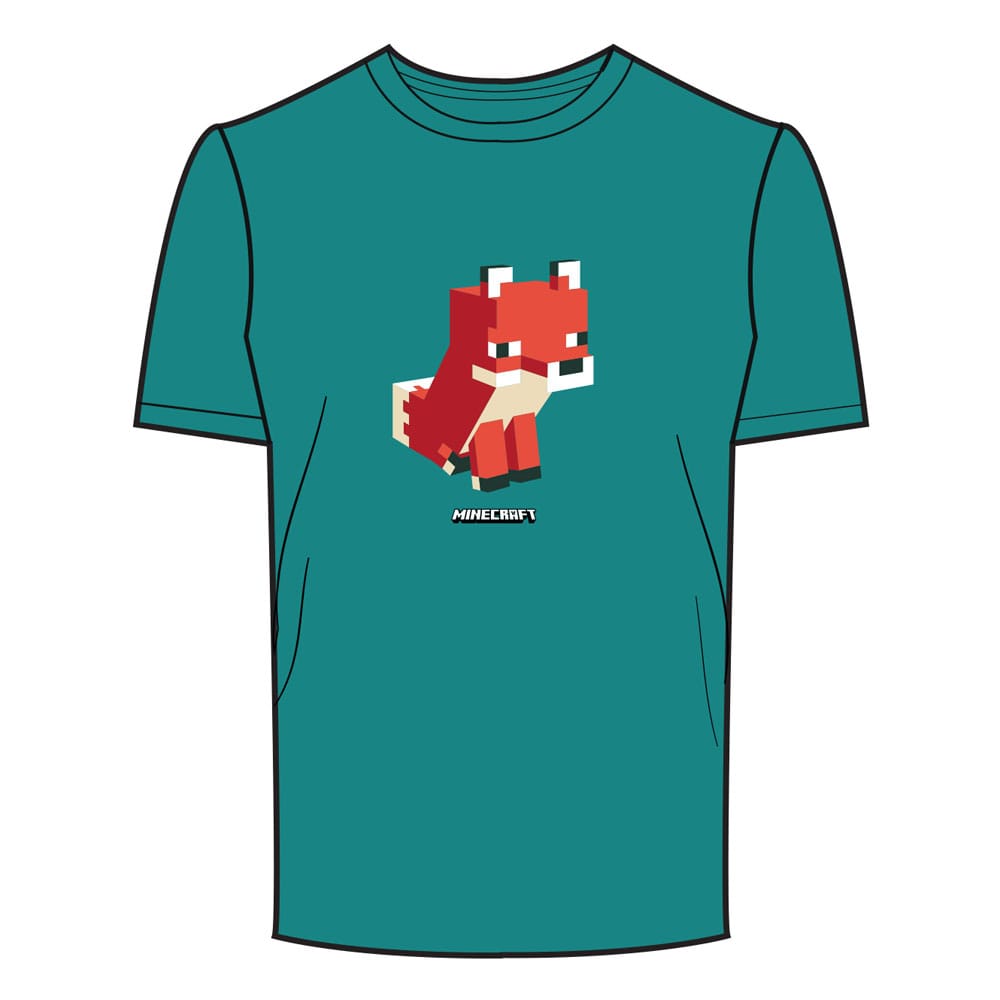Minecraft Fox Simple T Shirt Size M