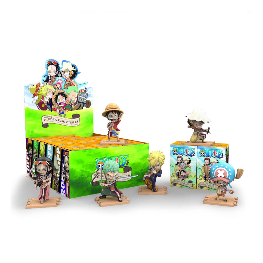One Piece Blind Box Hidden Dissectibles Series 1 Display 12 Pieces