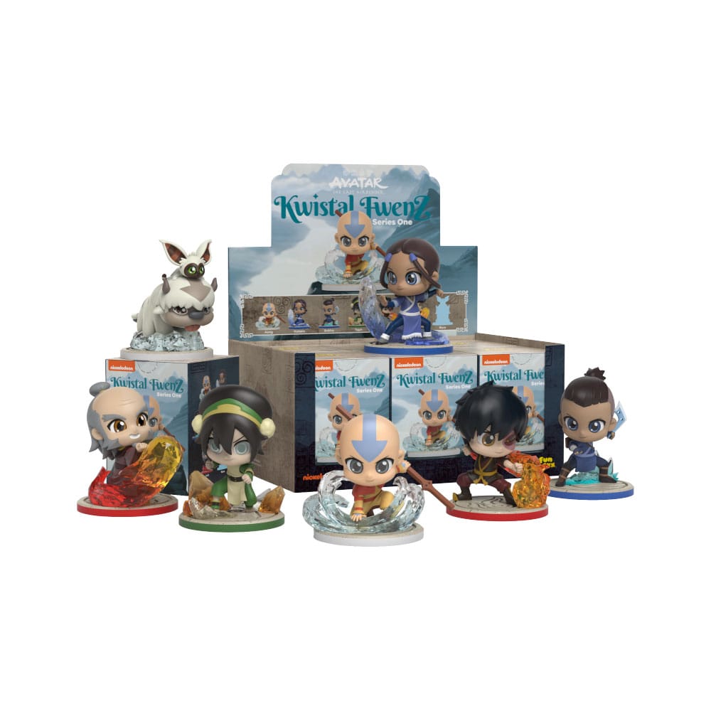 Nickelodeon Kwistal Avatar The Last Airbender Blind Box Display 6 Pieces