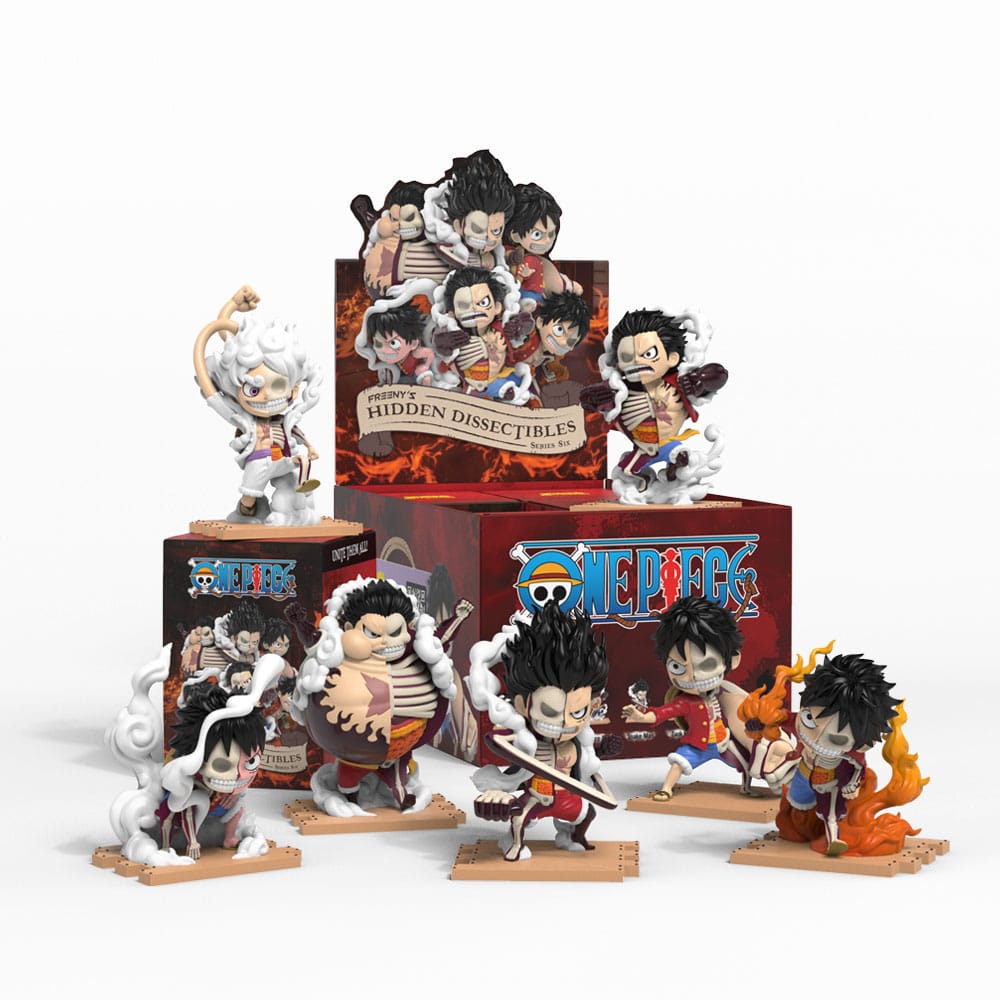 One Piece Luffy Gear One Piece Blind Box Hidden Dissectibles Series 6 Display 6 Pieces