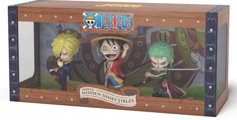 One Piece Luffy Zoro Sanji One Piece Freeny Hidden Dissectables Vinyl Figure 10 Centimeters