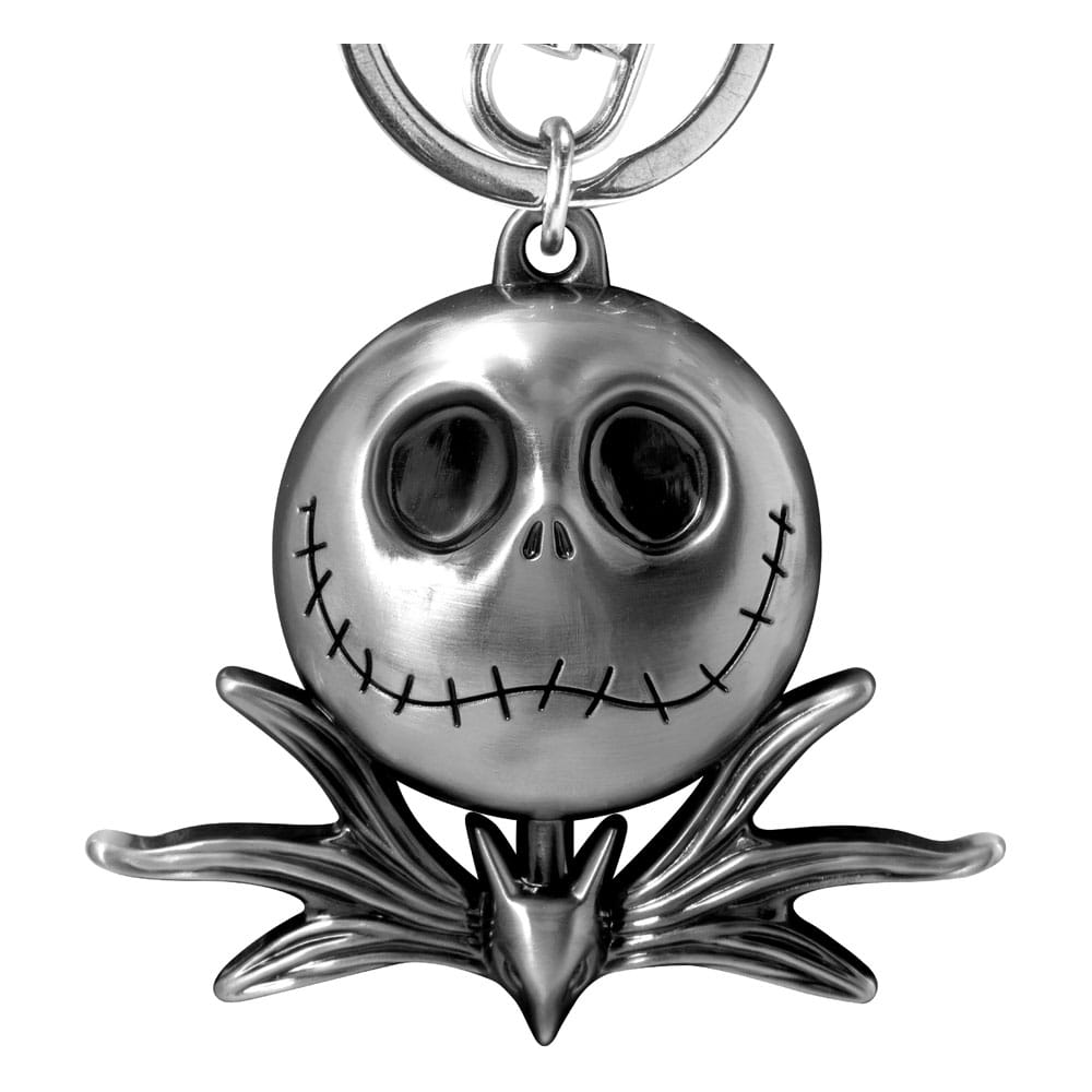 Disney Nightmare Before Christmas Jack Head Metal Keychain