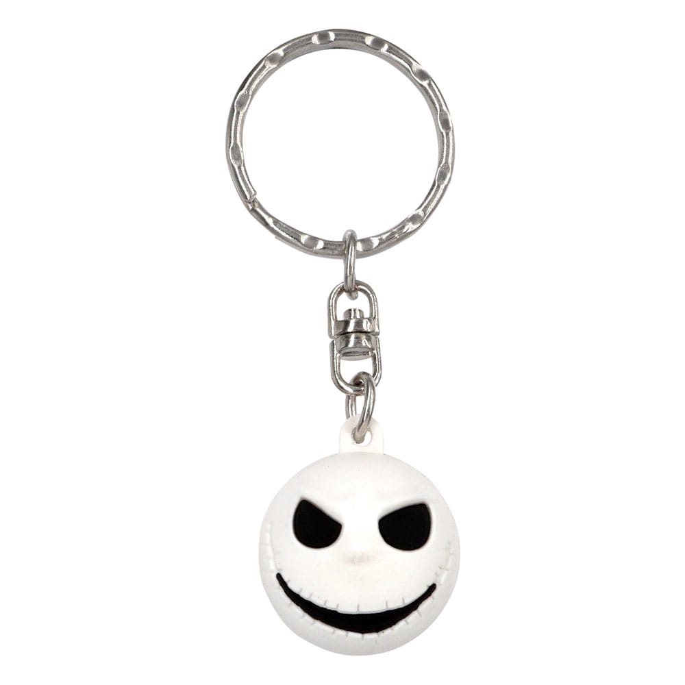Disney Nightmare Before Christmas Jack Ball Keychain Smiling Face