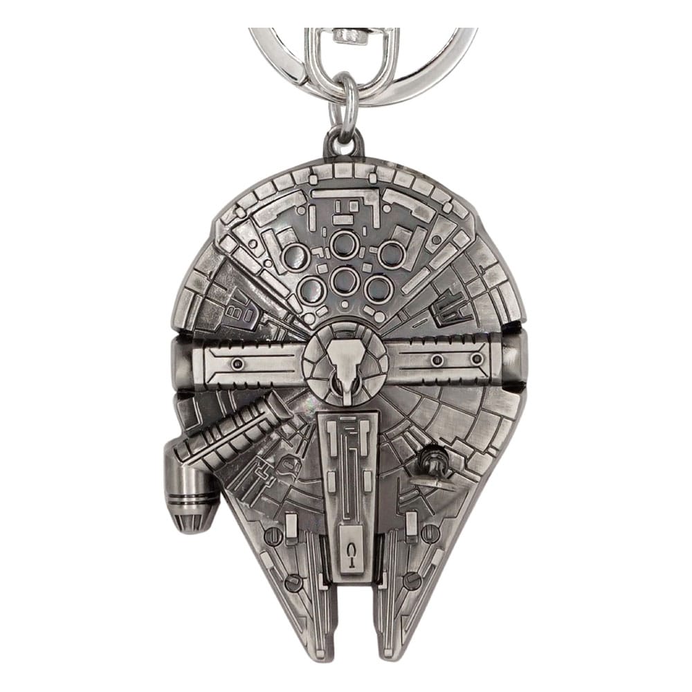 Lucasfilm Star Wars Metal Keychain Millennium Falcon Ship