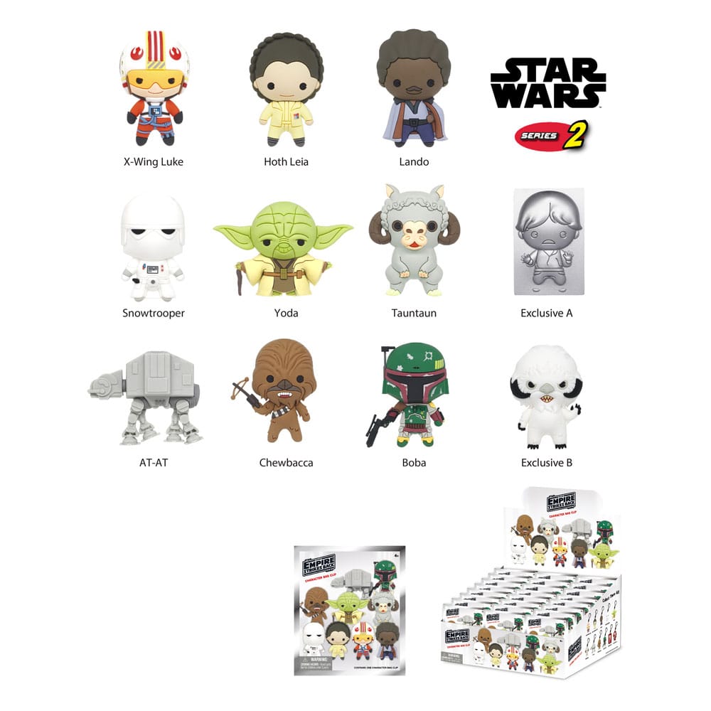 Lucasfilm Star Wars Series 2 PVC Bag Clips 24 Pack